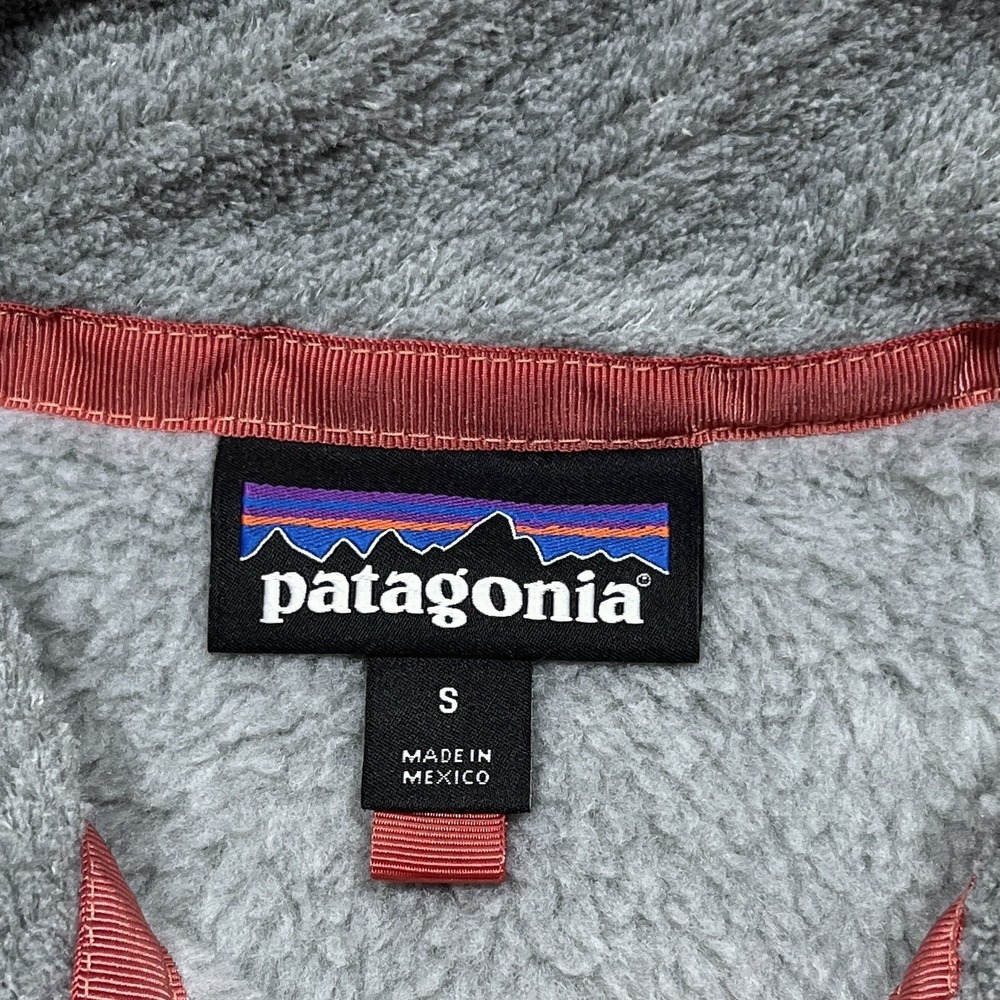 Patagonia Re-Tool Snap-T Pullover Womens S Gray Fleece Sweater Hike Outdoors - Picture 7 of 11
